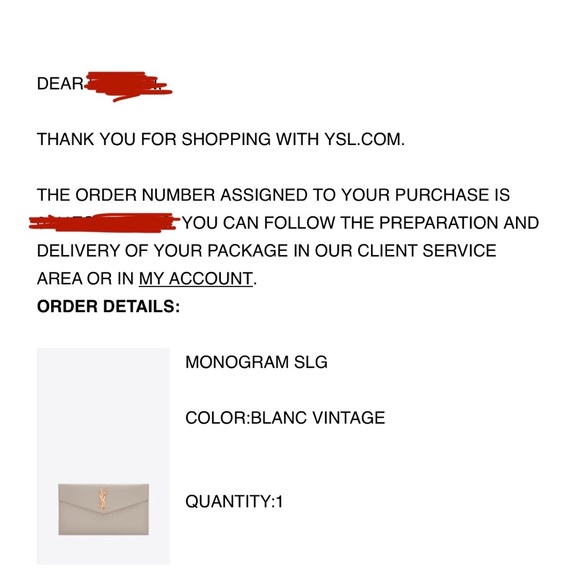 YSL Uptown Clutch - Smooth Leather & Gold Hardware - Picture 3 of 7